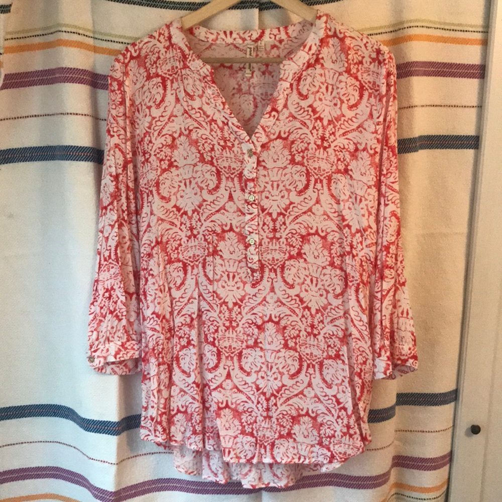 Batik print tunic